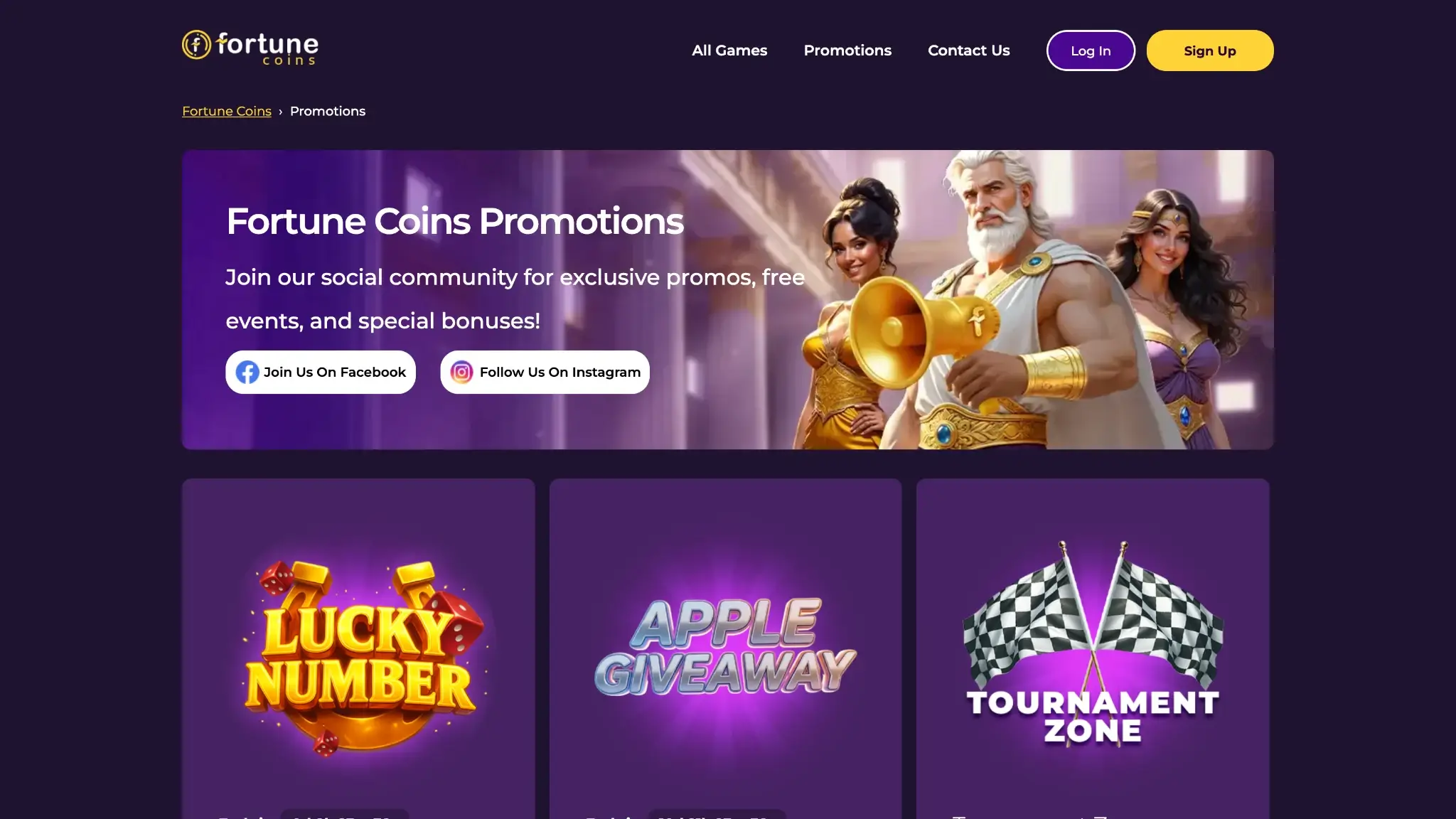 fortune coins casino welcome bonus